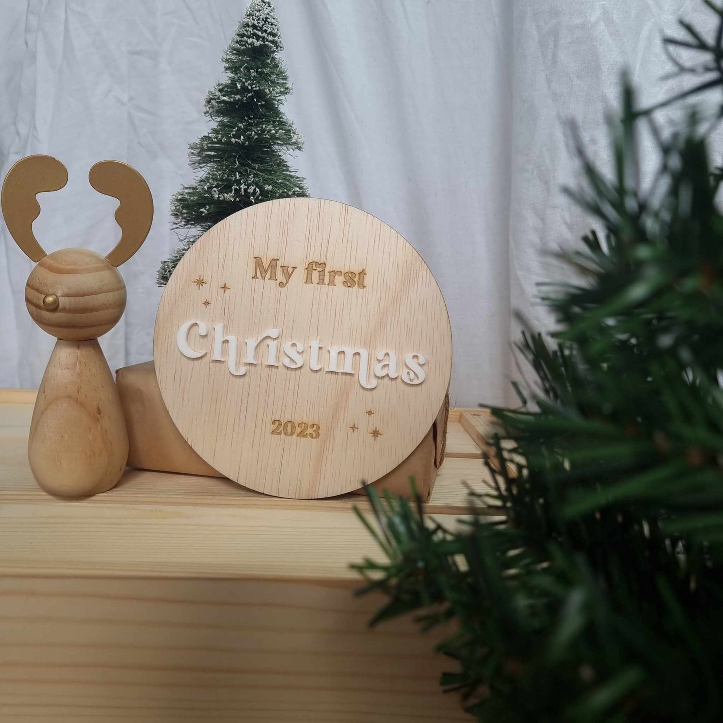 First Christmas plaque