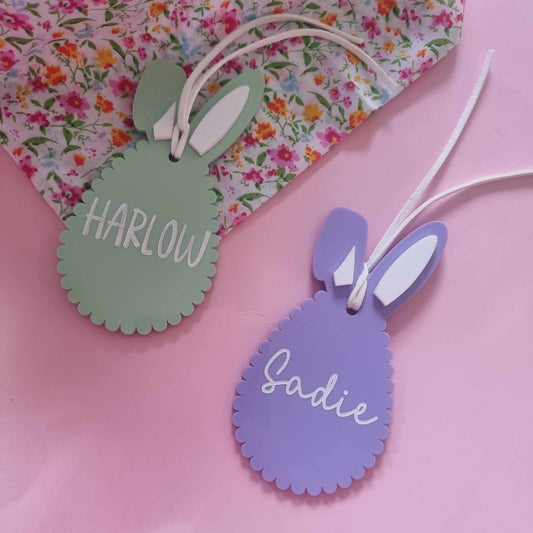 Acrylic easter tag