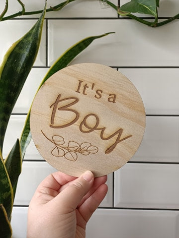 It's a Boy/Girl Plaque