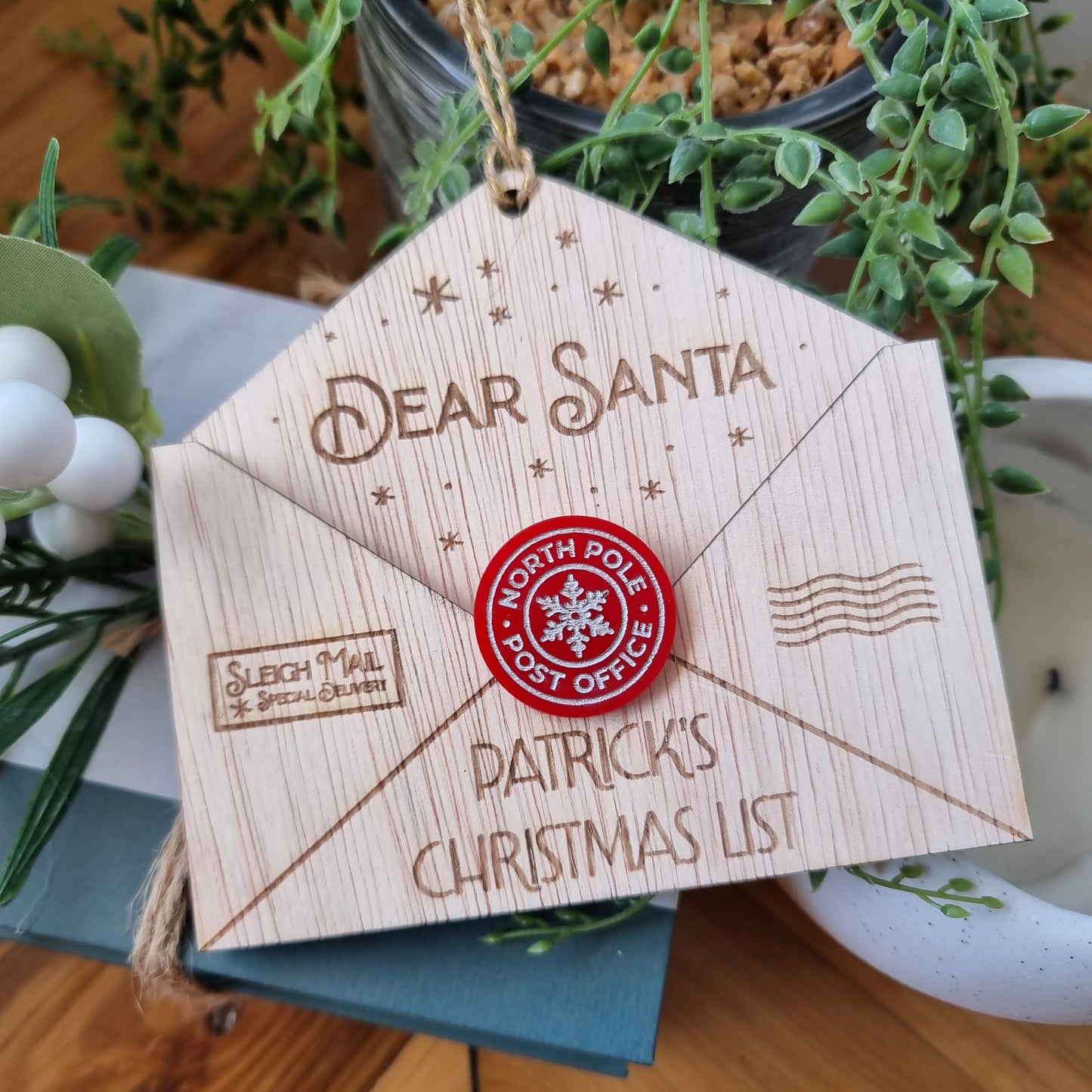 Letter To Santa Ornament
