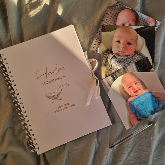 Personalised Baby Milestone Journal